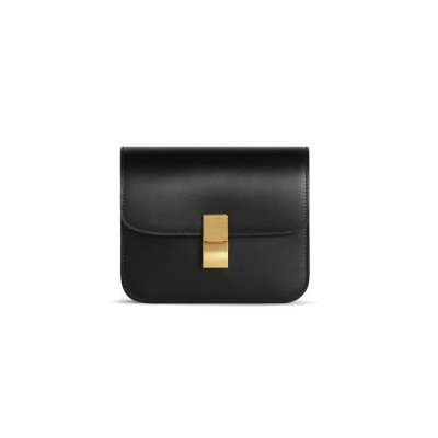 CELINE SHOULDER BAG IN TEEN CLASSIC POLISHING CALFSKIN 192523DLS.38NO (18.5*15.5*6cm)